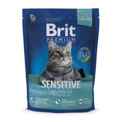 Сухий корм для котів з чутливим травленням Brit Premium Cat Sensitive 300 г (ягня)
