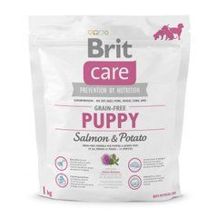 Сухий корм для цуценят всіх порід Brit Care GF Puppy Salmon & Potato 1 кг (лосось та картопля)